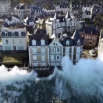 storm - Ciara - Saint-Malo in France
